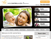 Tablet Screenshot of hbcantrell.com
